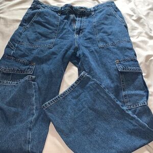 CARGO DENIM CARGO PANTS ‼️